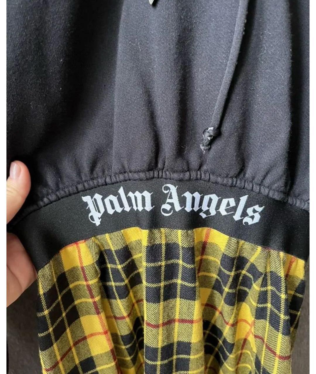 PALM ANGELS Черное повседневное платье, фото 4