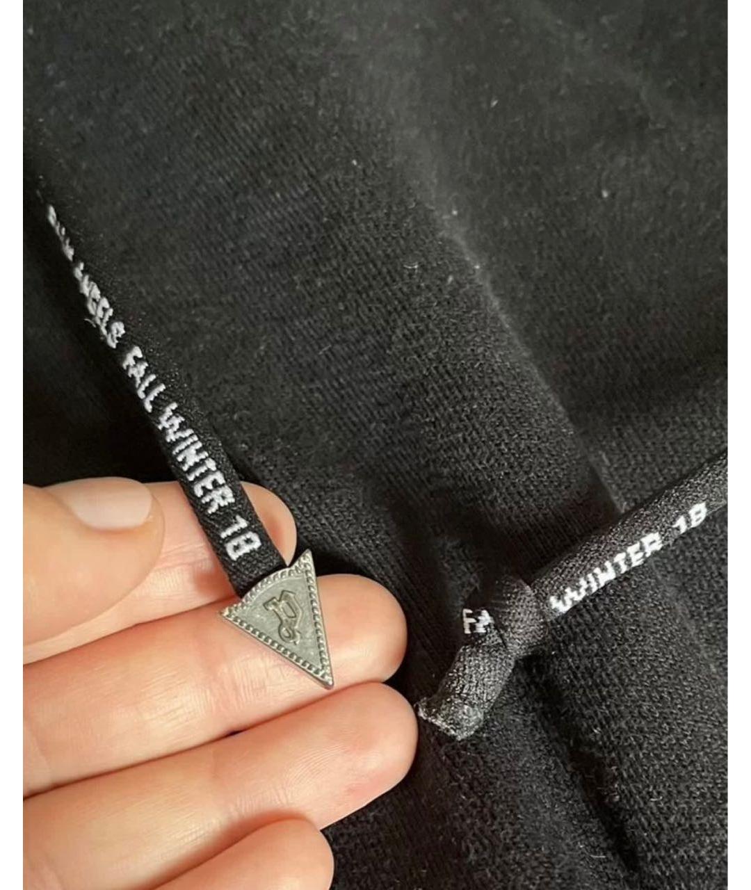 PALM ANGELS Черное повседневное платье, фото 8