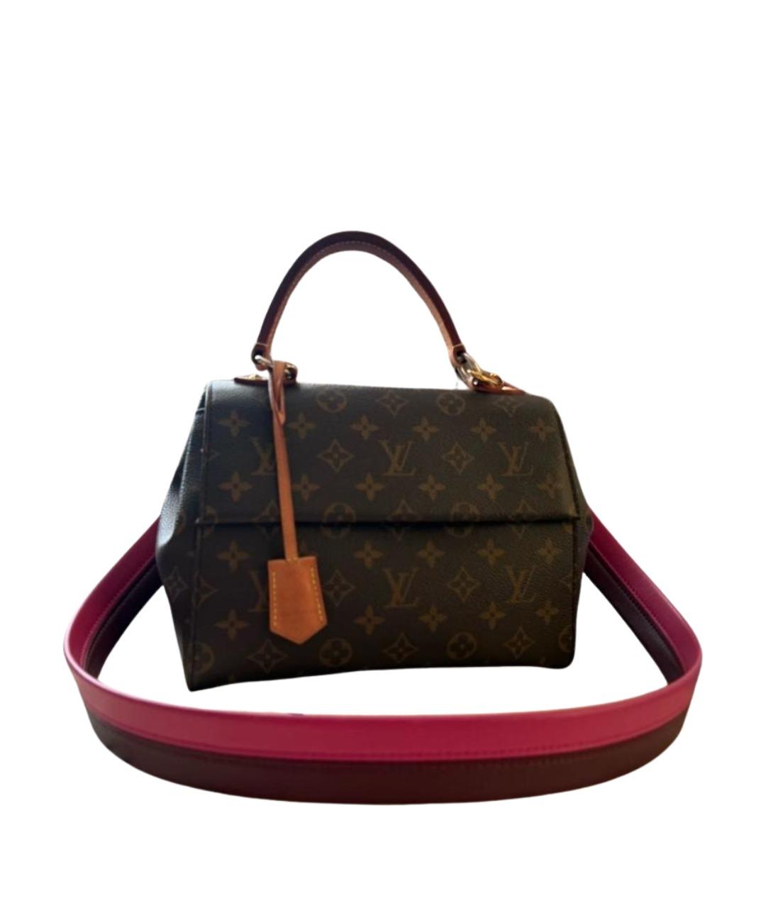 LOUIS VUITTON Коричневая сумка с короткими ручками, фото 1