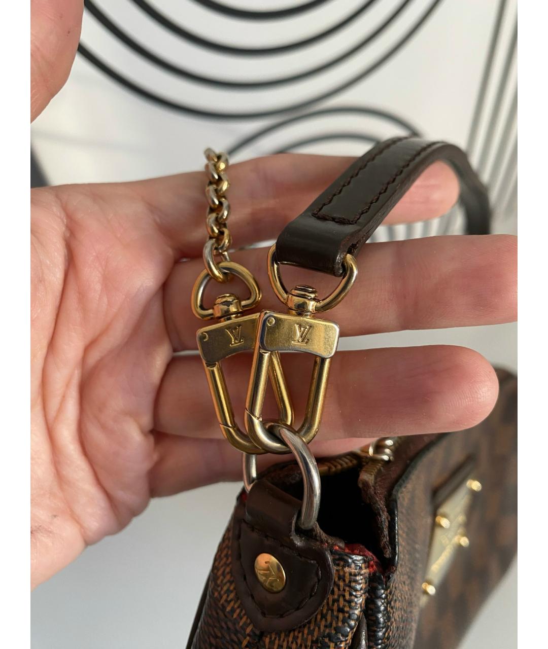 LOUIS VUITTON Коричневая сумка через плечо, фото 5