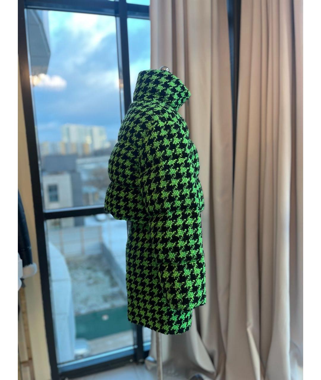 MSGM Зеленый кашемировый костюм с юбками, фото 2