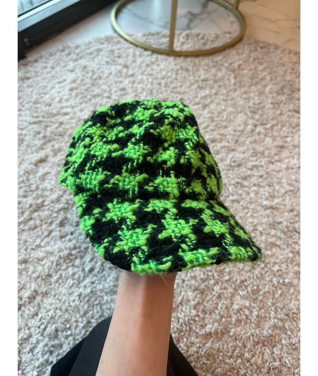 MSGM Зеленый кашемировый костюм с юбками, фото 4