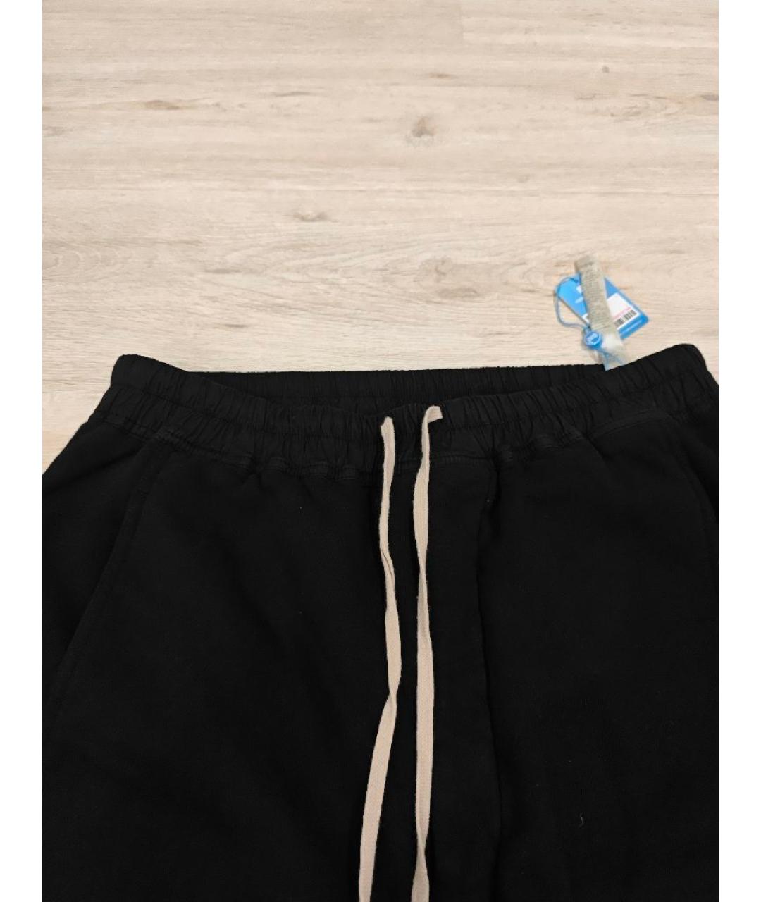 RICK OWENS Черные хлопковые джинсы, фото 3