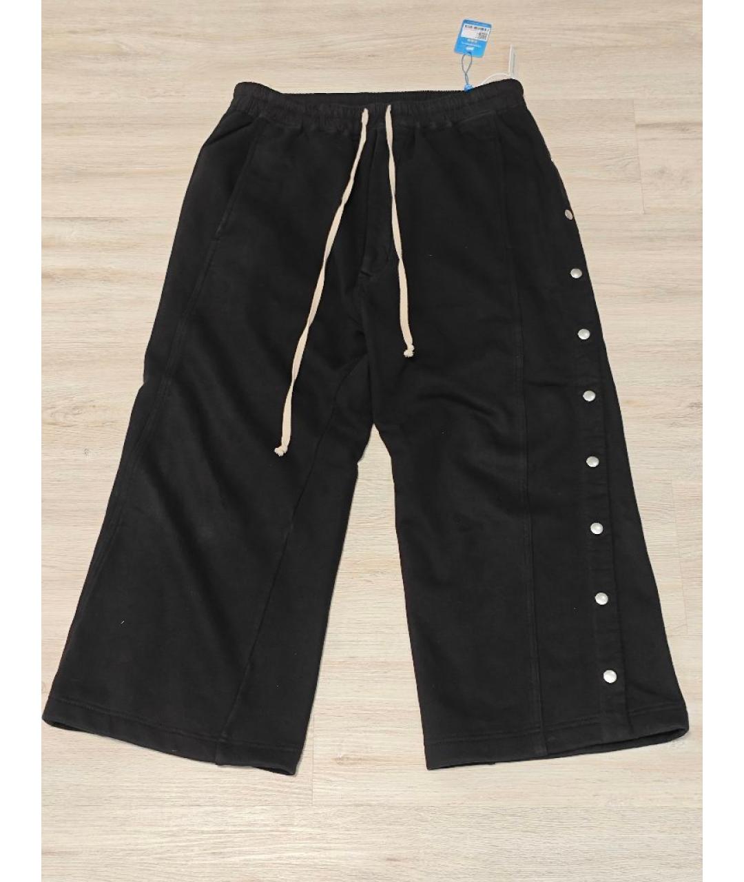 RICK OWENS Черные хлопковые джинсы, фото 1