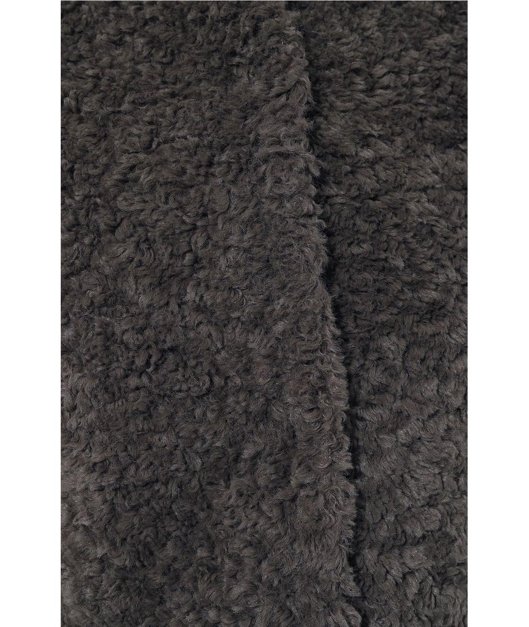 ANTONELLI FIRENZE Серая полиэстеровая шуба, фото 4