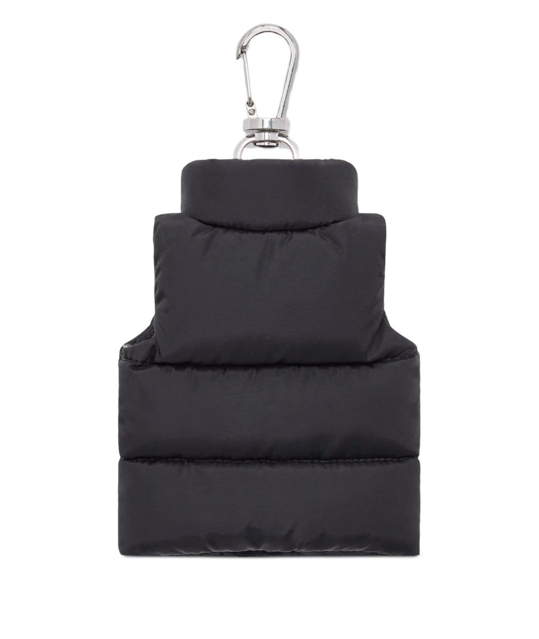 MONCLER Черный брелок, фото 2