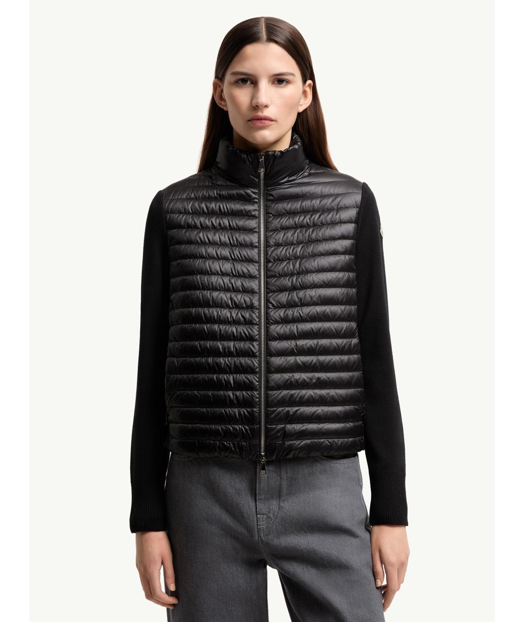 MONCLER Черный кардиган, фото 4
