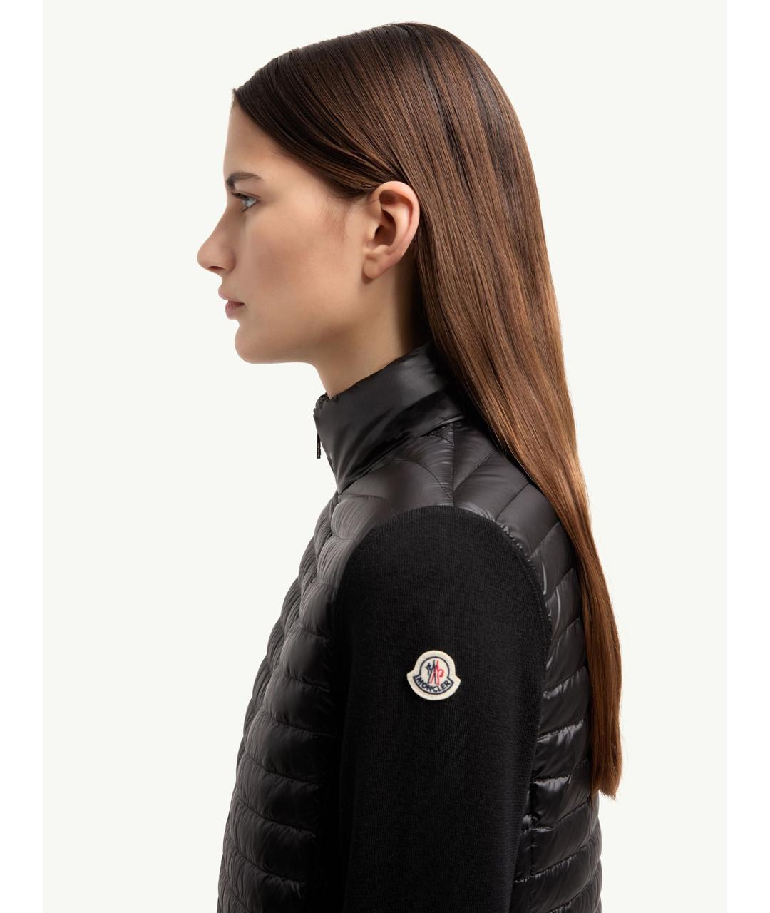 MONCLER Черный кардиган, фото 3