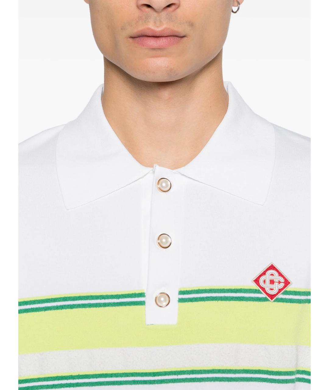 CASABLANCA Мульти хлопковое поло с коротким рукавом, фото 5