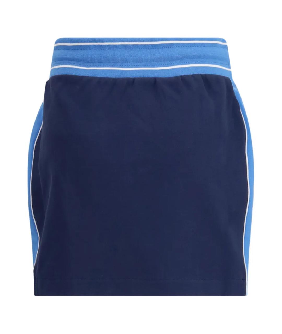 CASABLANCA Синяя хлопковая юбка мини, фото 2