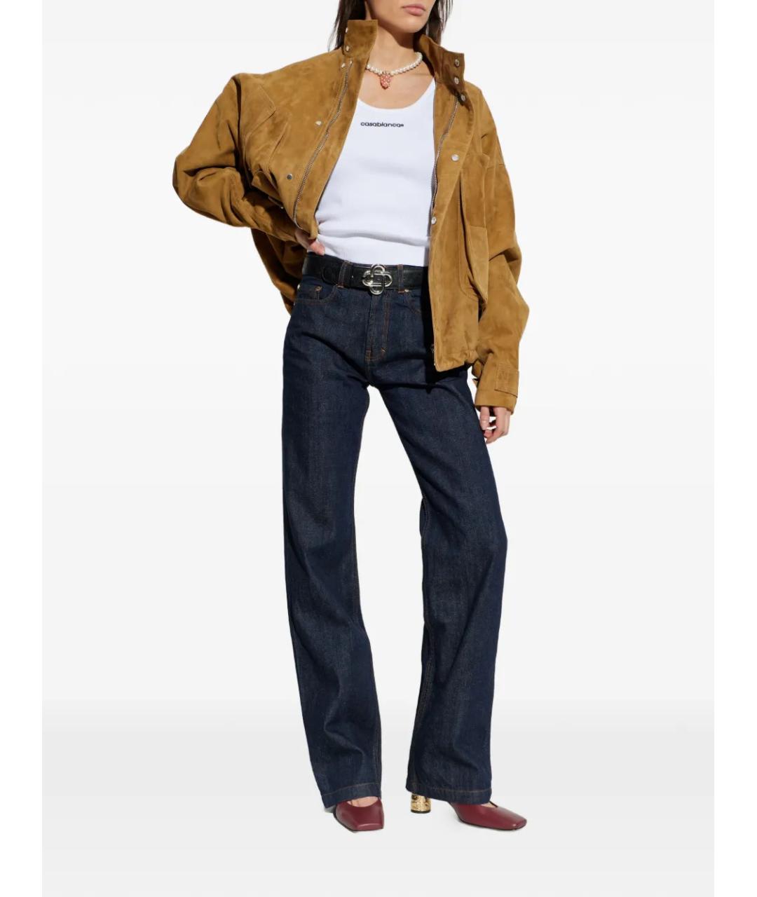 CASABLANCA Белая хлопковая майка, фото 2