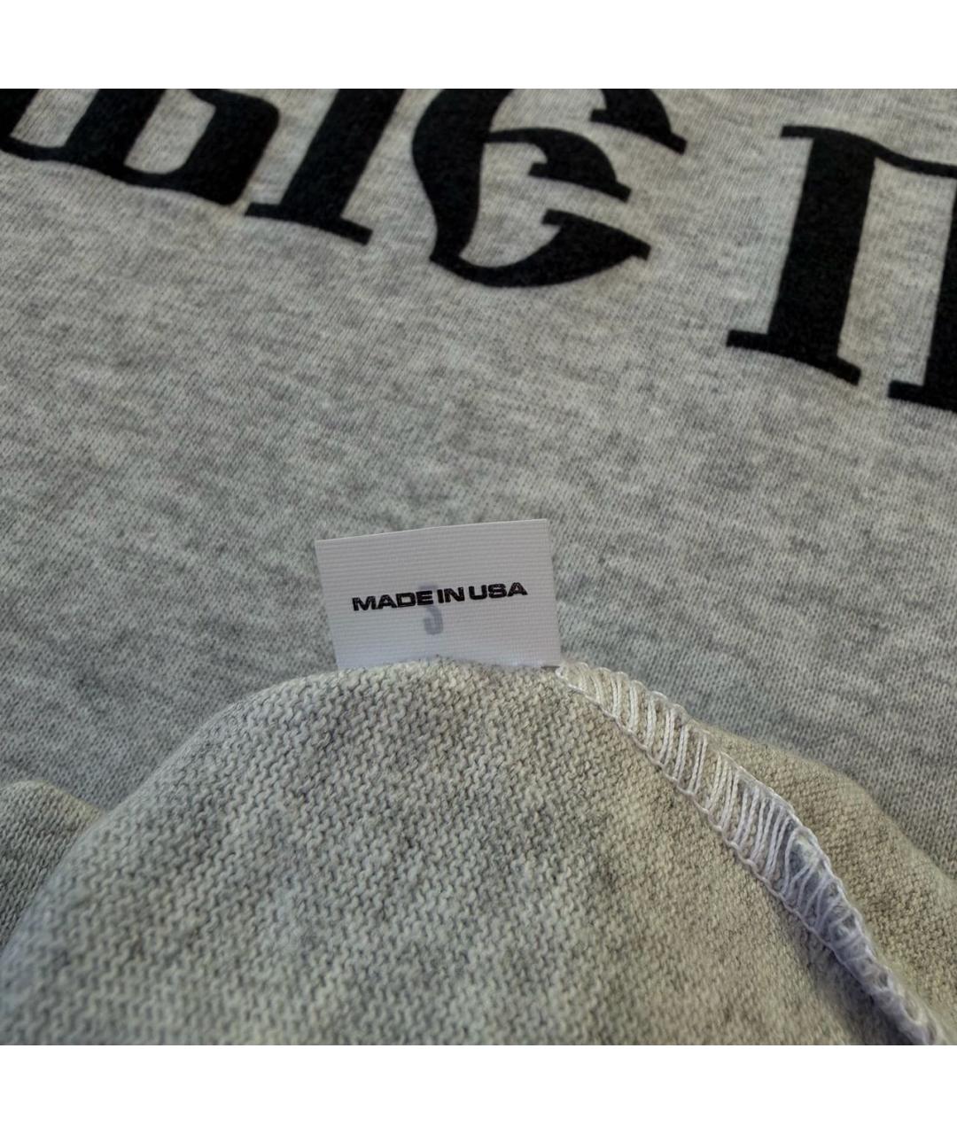 YEEZY Серая хлопковая футболка, фото 4