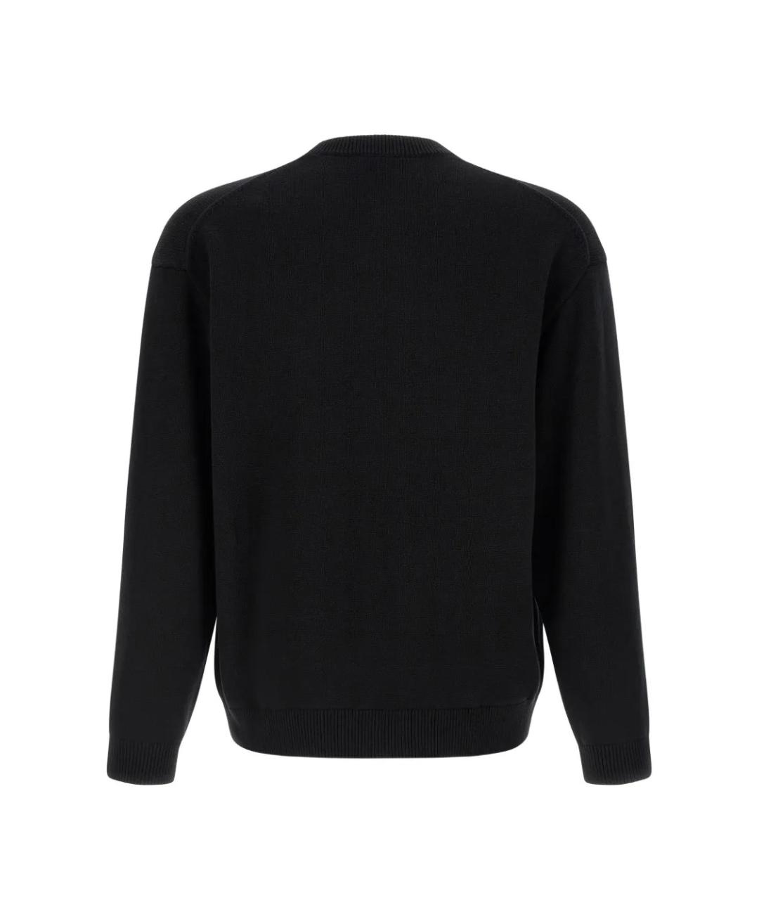 KENZO Черный хлопковый джемпер / свитер, фото 2