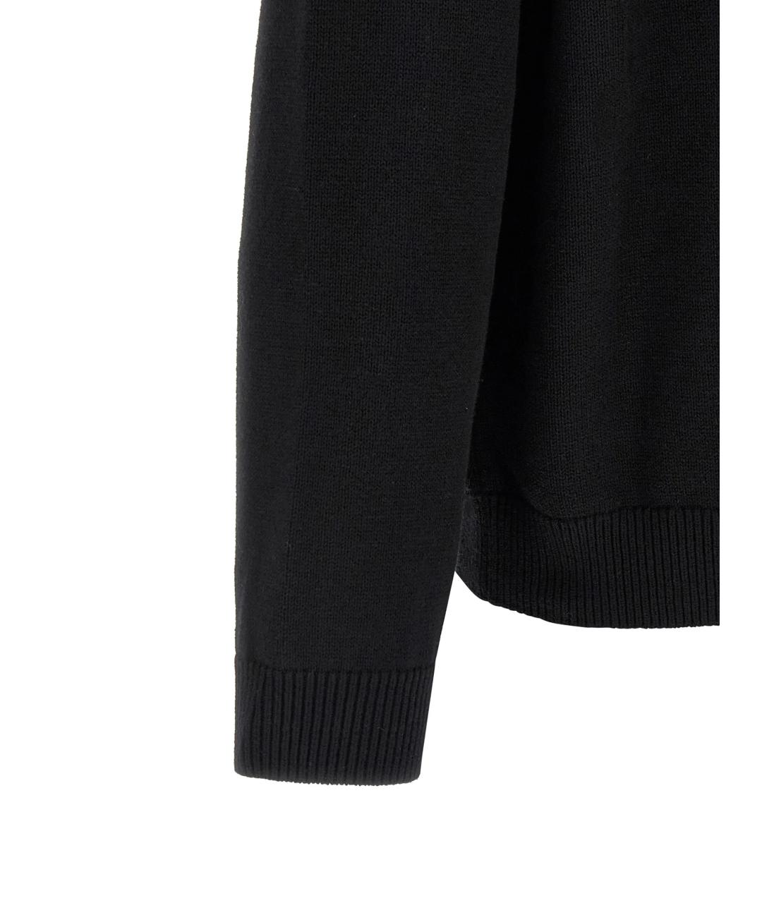 KENZO Черный хлопковый джемпер / свитер, фото 4