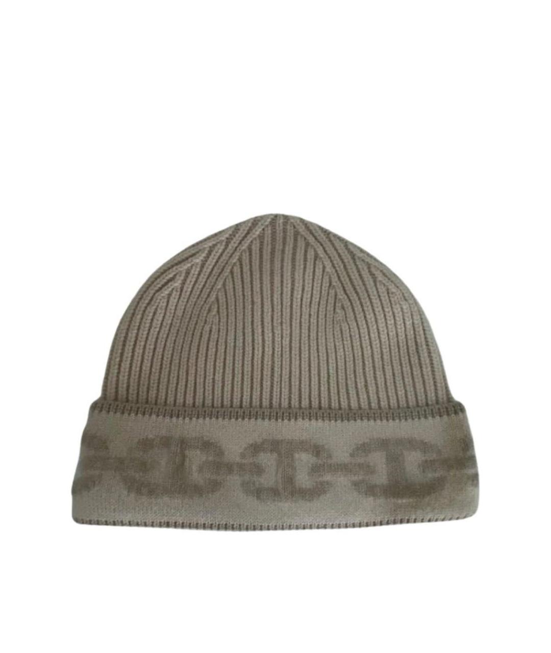 HERMES Бежевая кашемировая шапка, фото 6