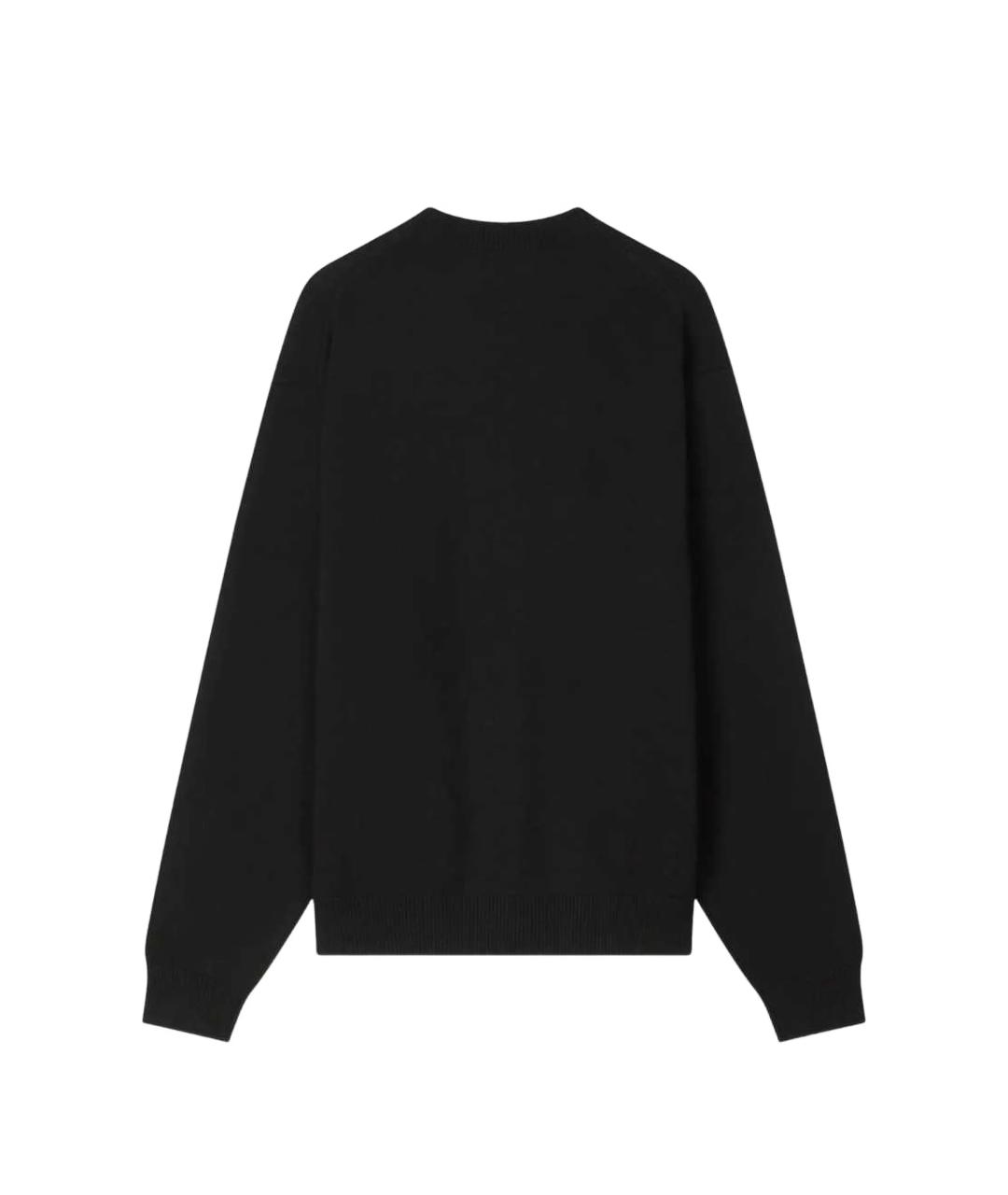 KENZO Черный шерстяной джемпер / свитер, фото 5