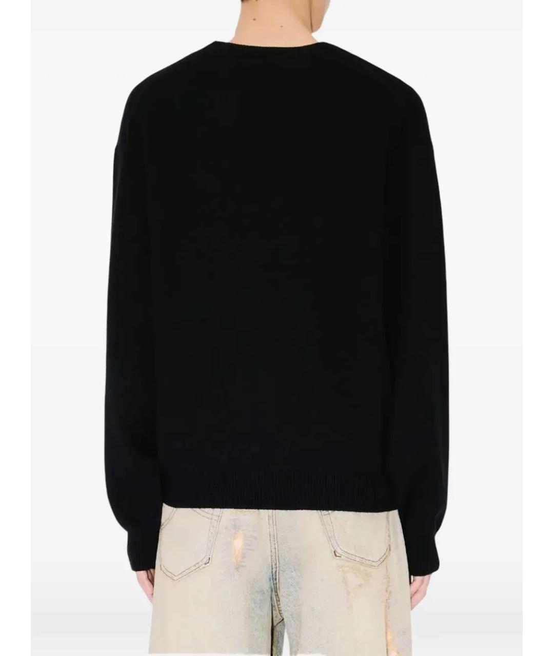 KENZO Черный шерстяной джемпер / свитер, фото 4