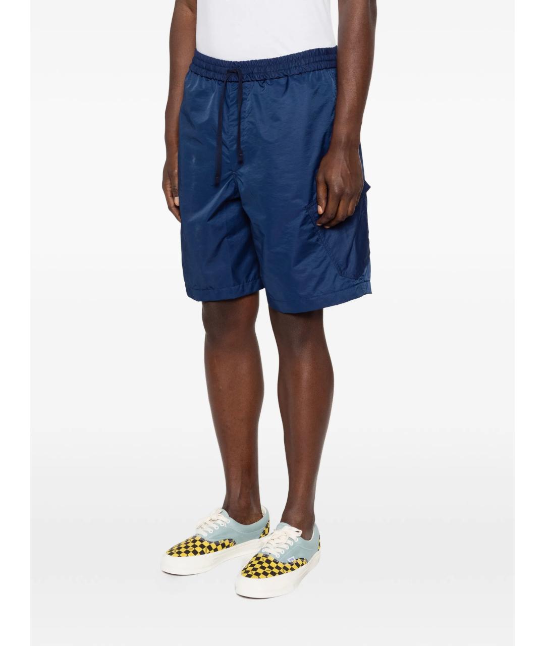 KENZO Синие полиамидовые шорты, фото 3