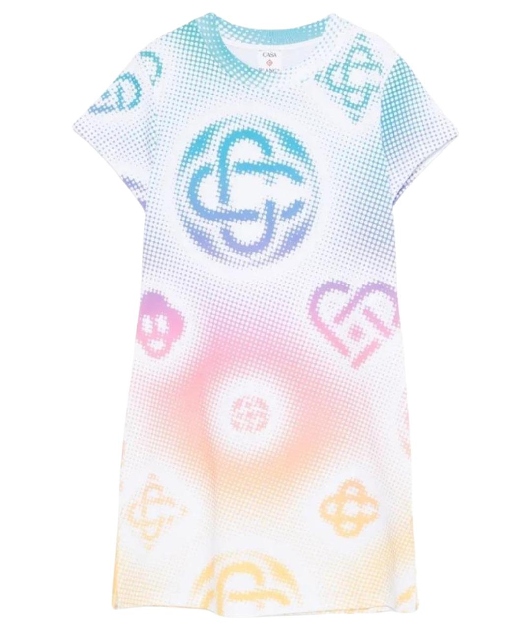 CASABLANCA Мульти хлопковое повседневное платье, фото 1