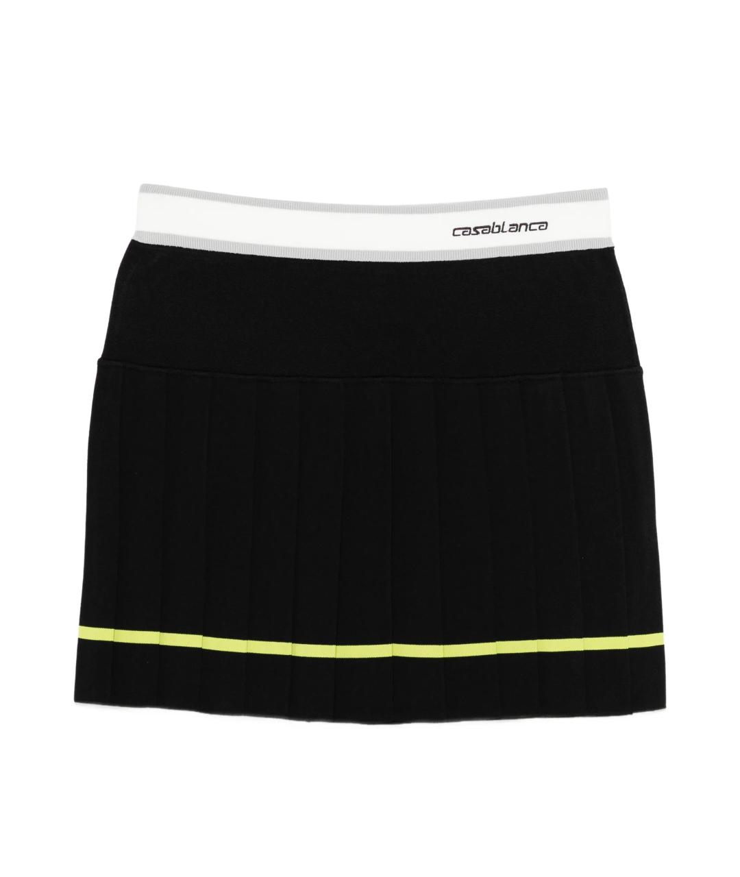 CASABLANCA Черная вискозная юбка мини, фото 1