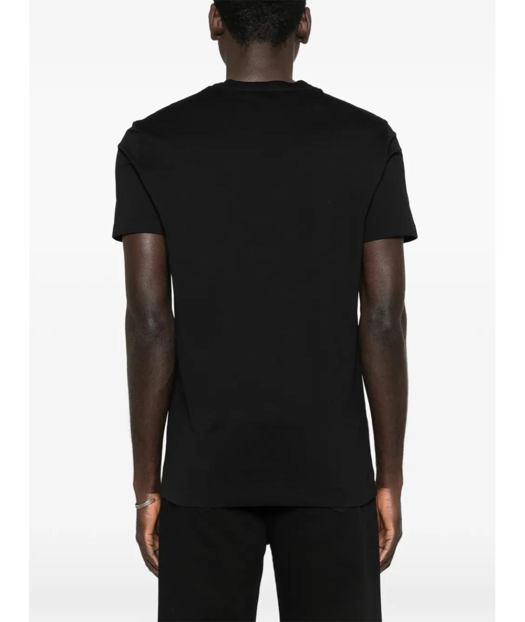 DOLCE&GABBANA Черная хлопковая футболка, фото 4