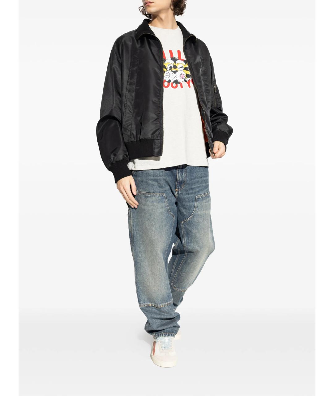 KENZO Серая хлопковая футболка, фото 2