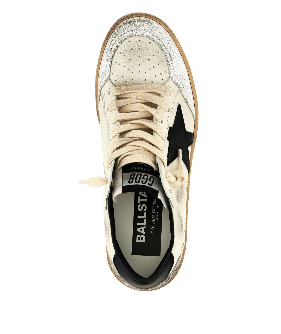 GOLDEN GOOSE DELUXE BRAND Белые кожаные кеды, фото 5