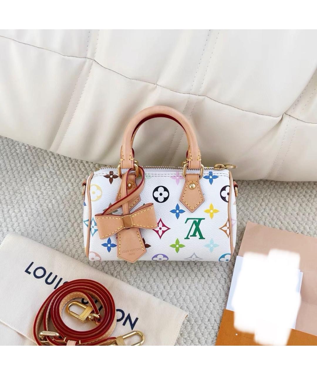LOUIS VUITTON Мульти кожаная сумка с короткими ручками, фото 9