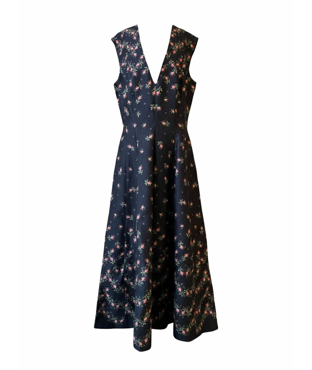 PHILOSOPHY DI LORENZO SERAFINI Черное вискозное повседневное платье, фото 1