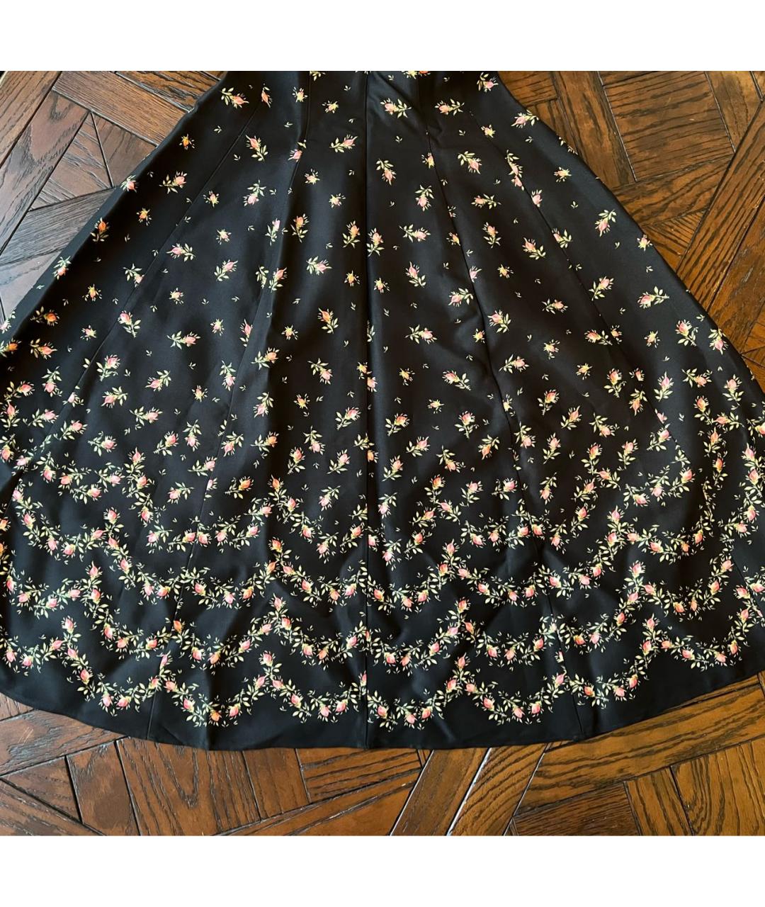 PHILOSOPHY DI LORENZO SERAFINI Черное вискозное повседневное платье, фото 7