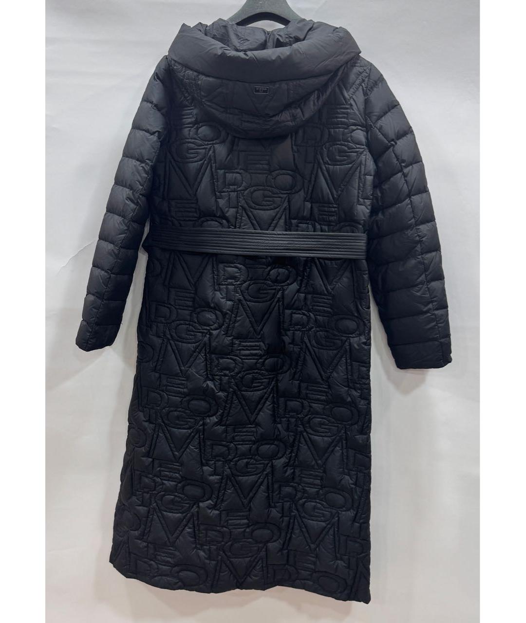 DIEGO M Черный полиэстеровый пуховик, фото 2