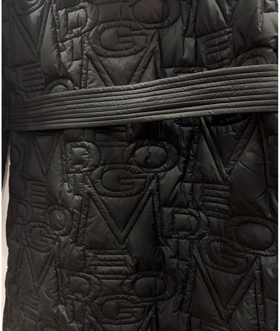 DIEGO M Черный полиэстеровый пуховик, фото 6