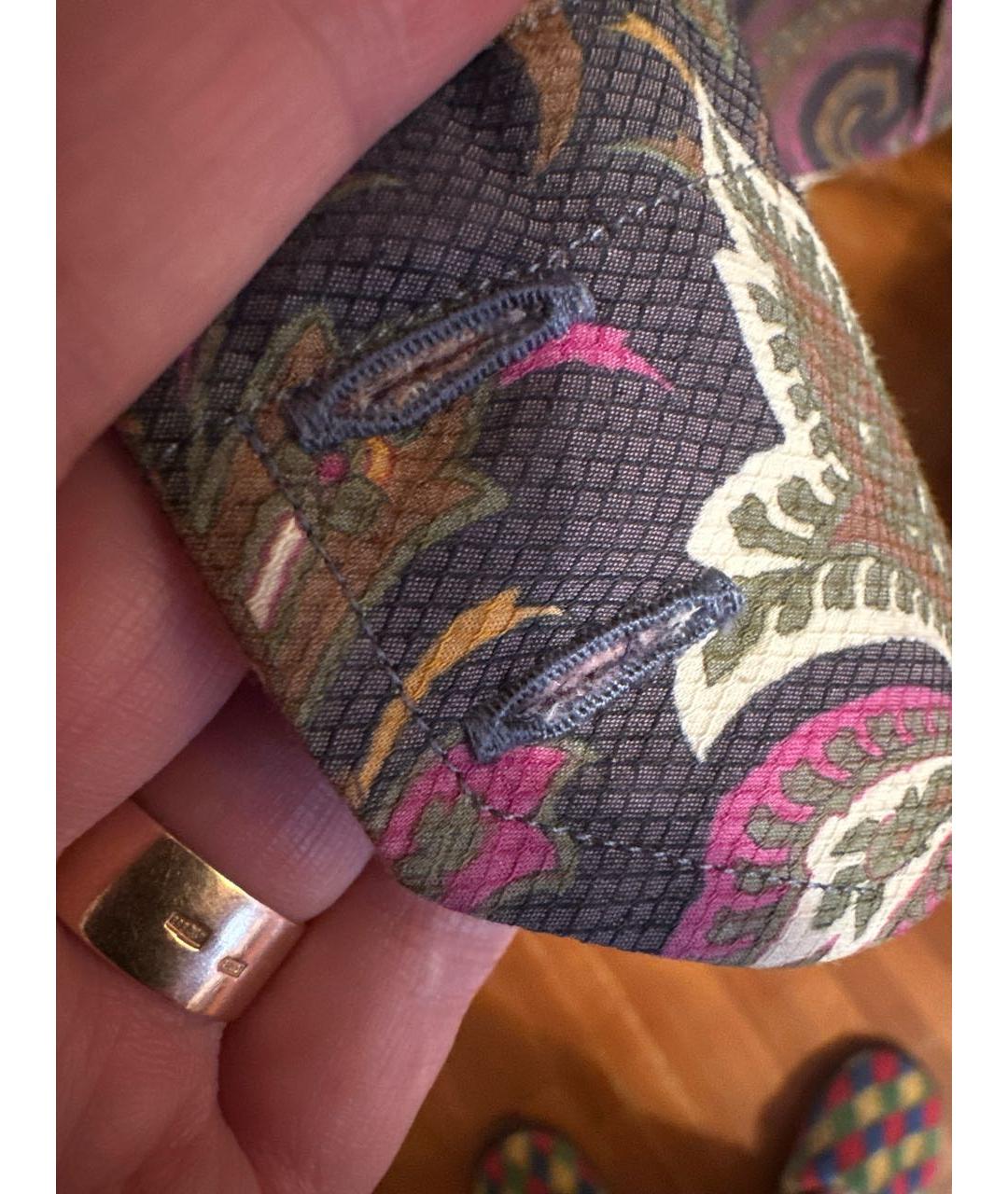 ETRO Мульти хлопко-эластановая рубашка, фото 7