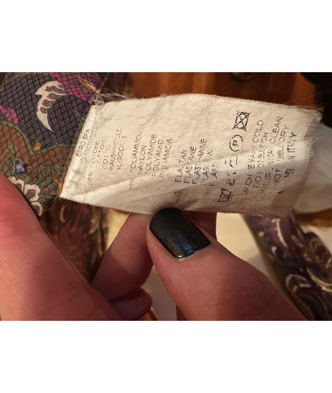 ETRO Мульти хлопко-эластановая рубашка, фото 8