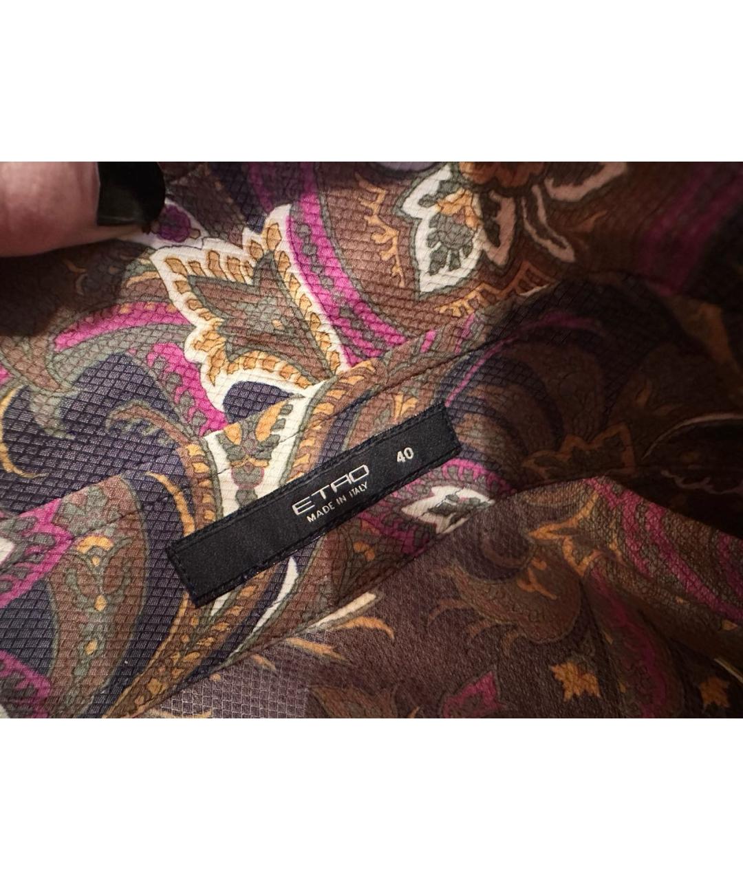 ETRO Мульти хлопко-эластановая рубашка, фото 3