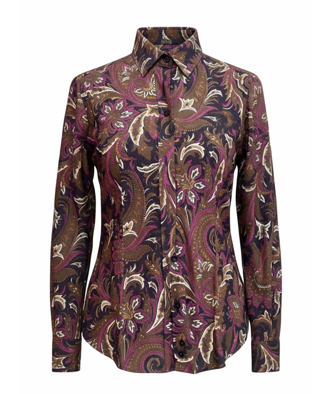 ETRO Мульти хлопко-эластановая рубашка, фото 1