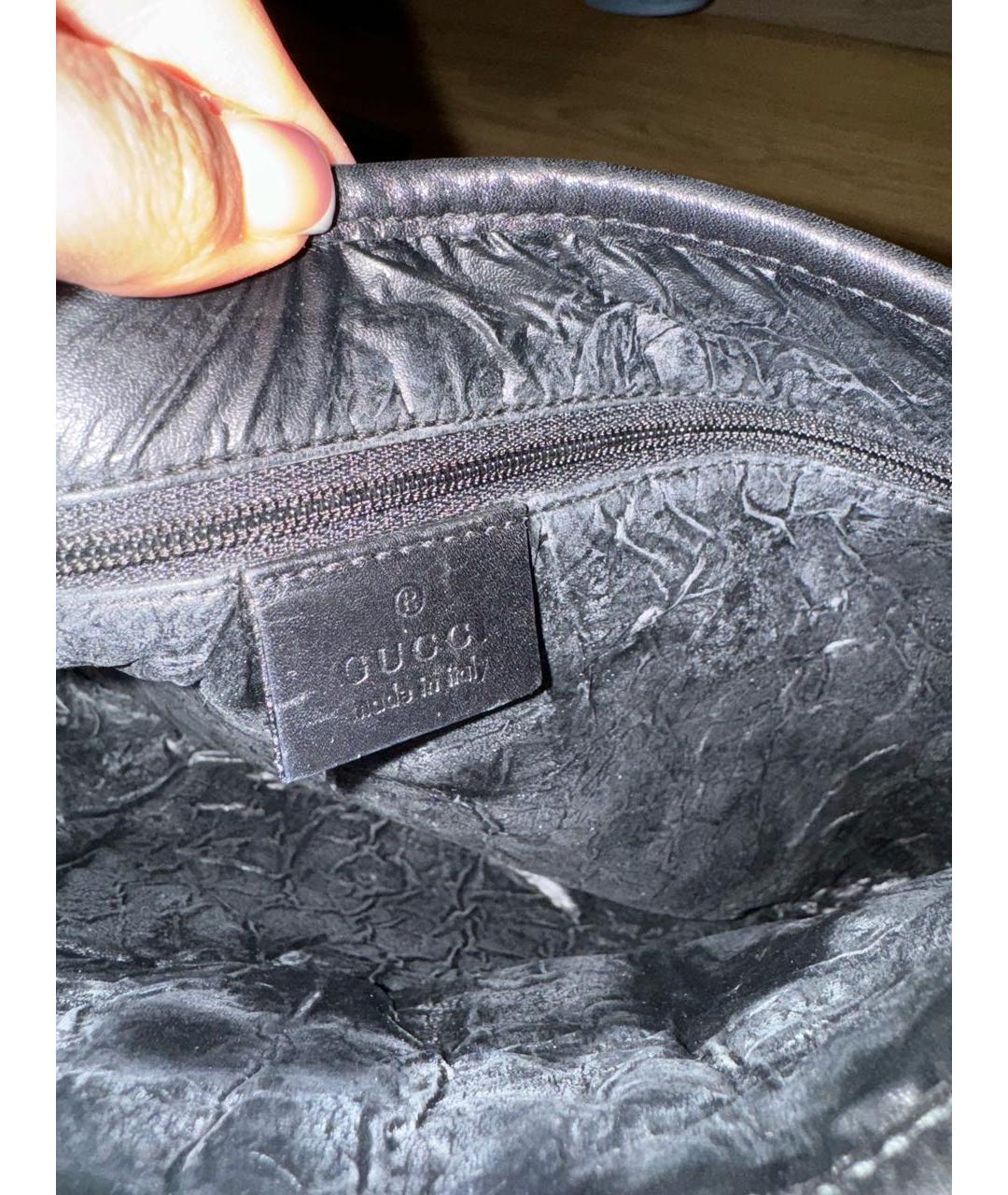 GUCCI Черная сумка с короткими ручками, фото 4