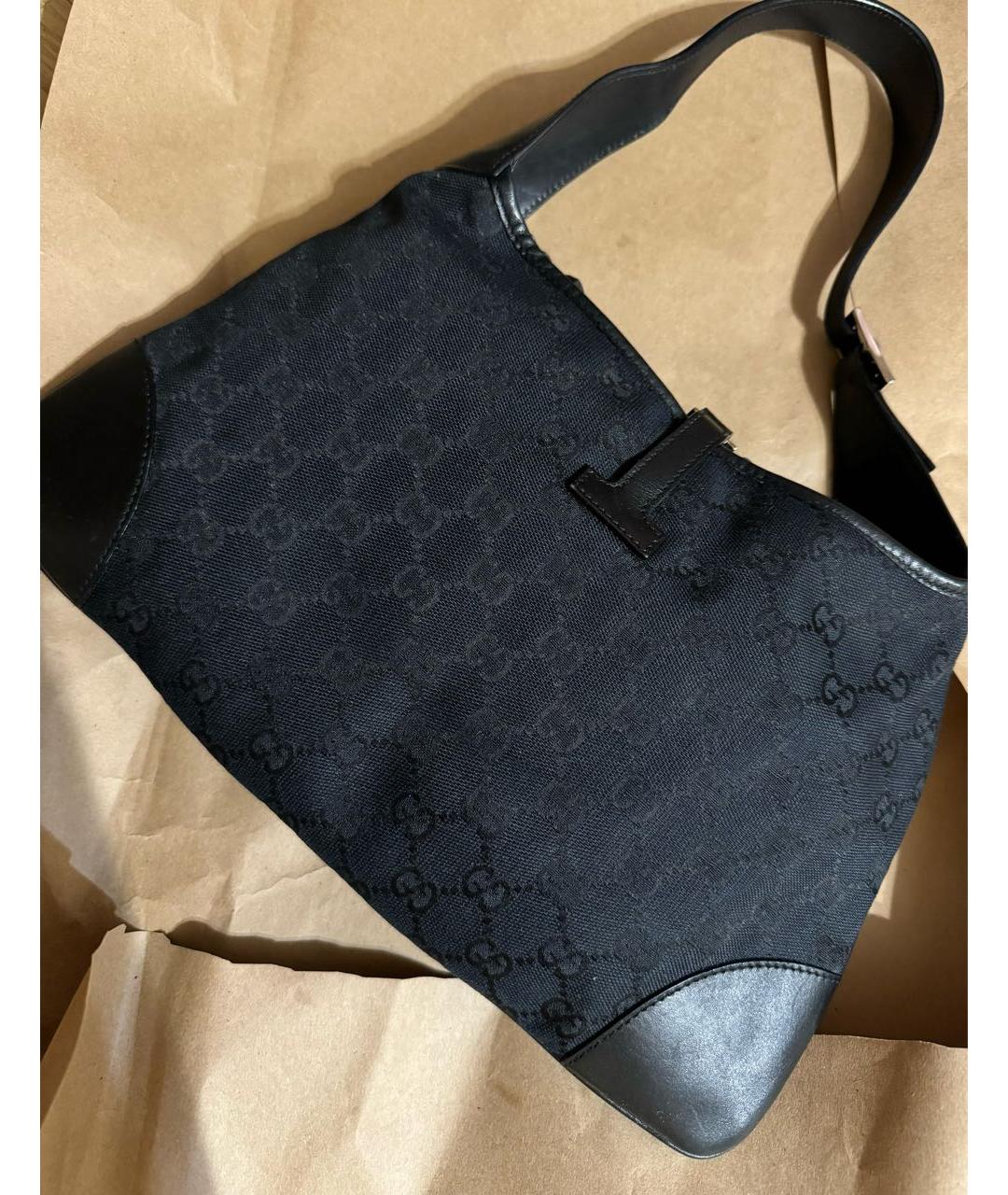 GUCCI Черная сумка с короткими ручками, фото 2