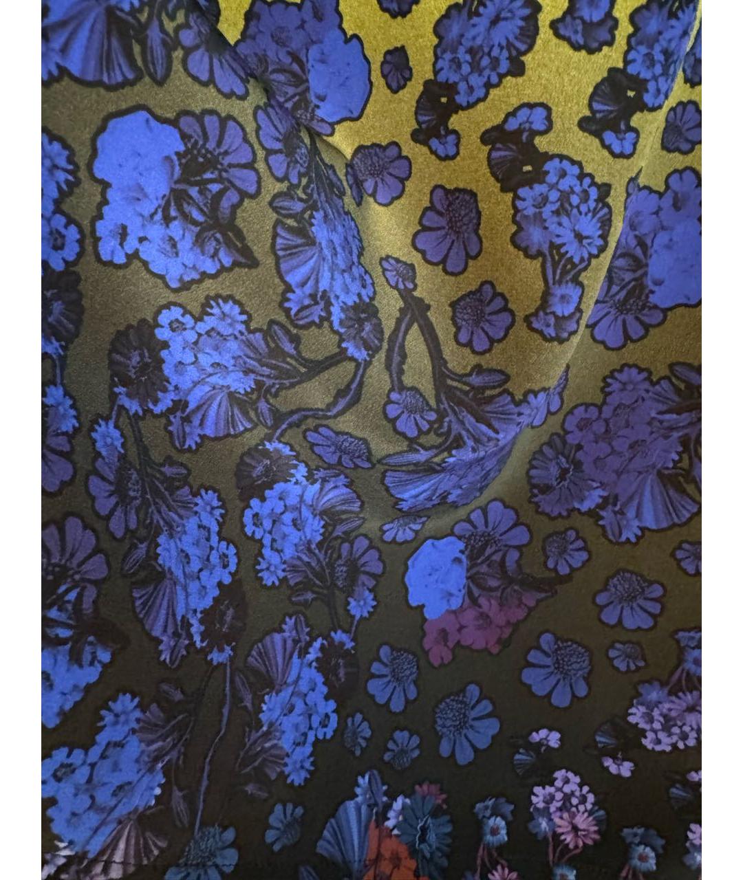 VERSACE Мульти шелковая блузы, фото 5