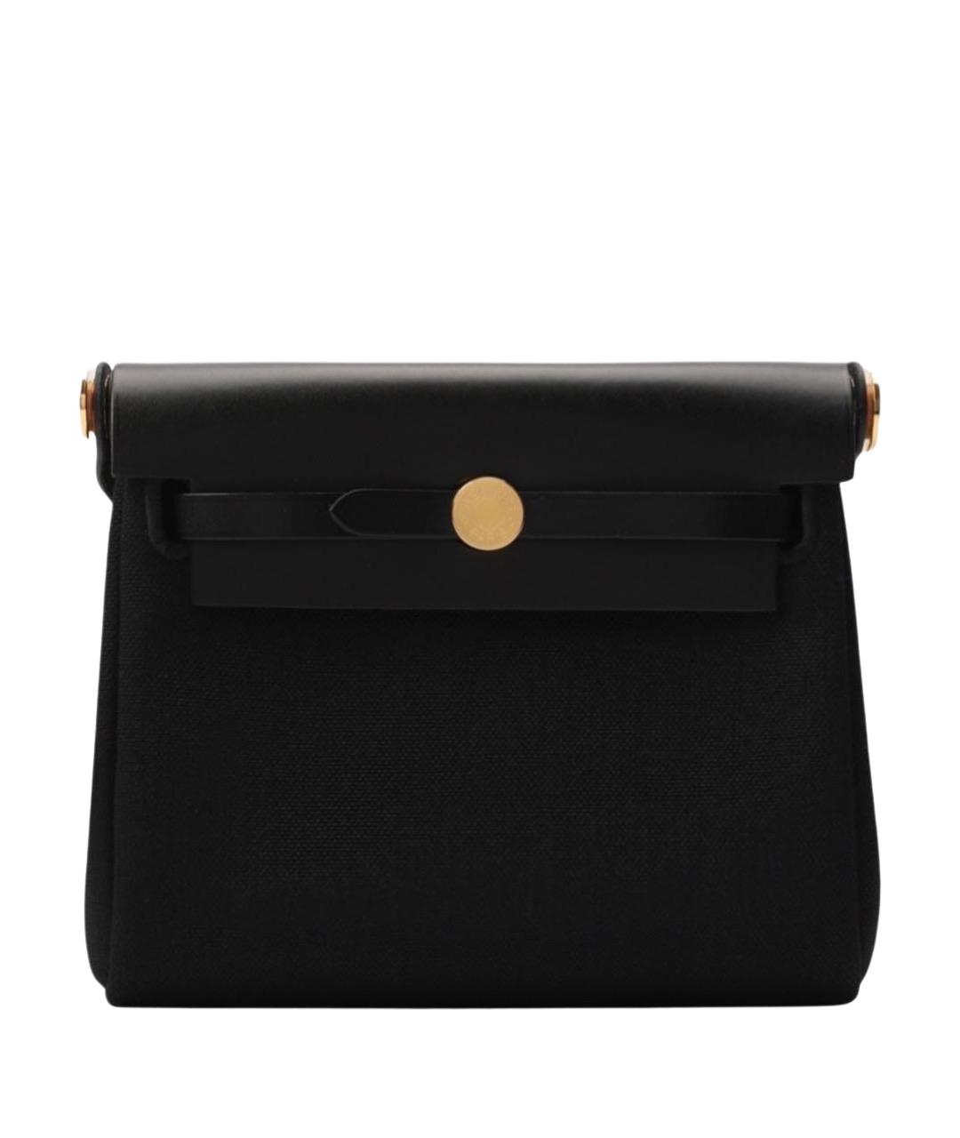 HERMES Коричневая тканевая сумка через плечо, фото 1