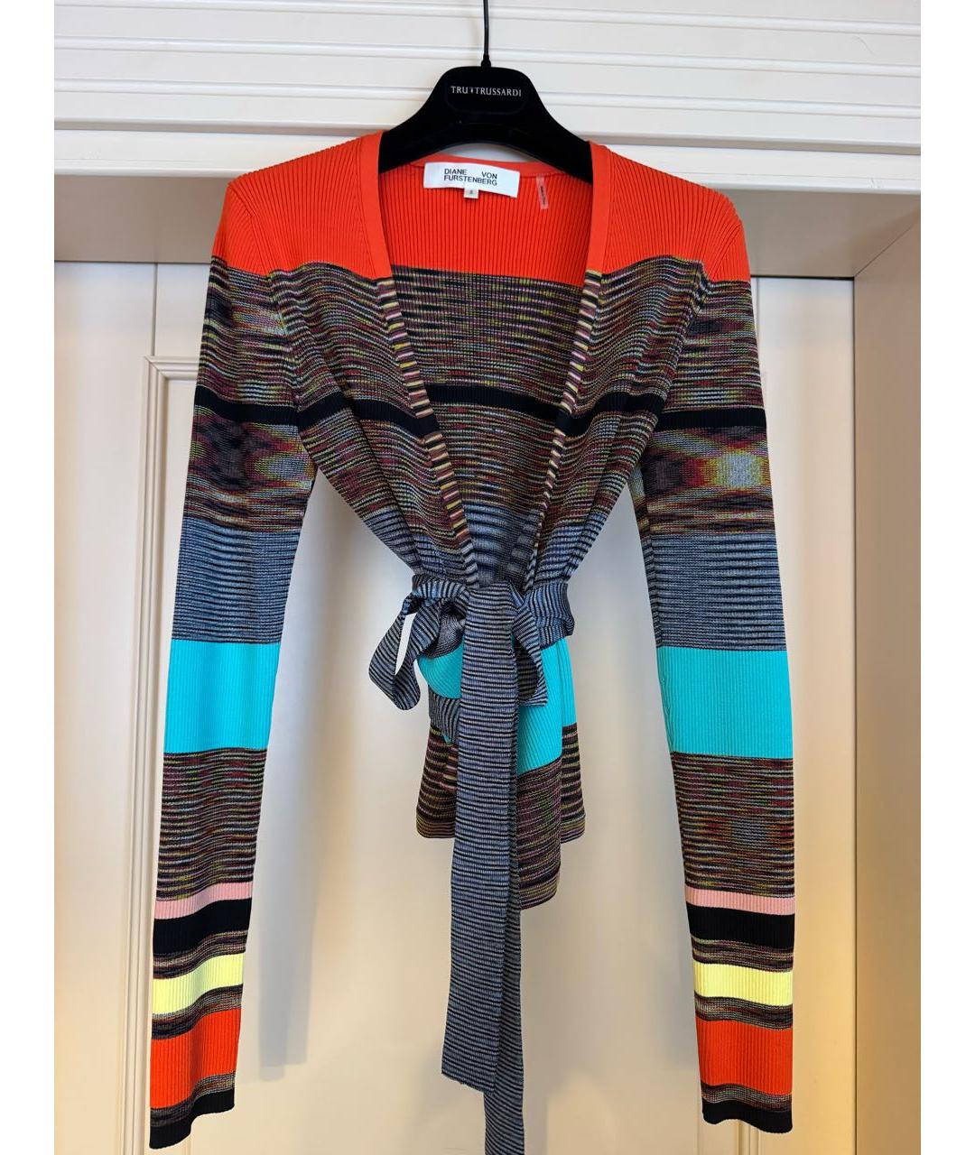 DIANE VON FURSTENBERG Мульти шерстяной джемпер / свитер, фото 3