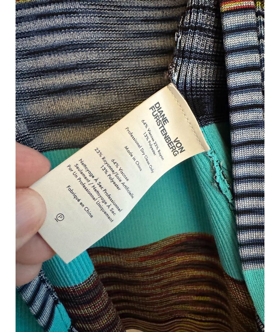 DIANE VON FURSTENBERG Мульти шерстяной джемпер / свитер, фото 5