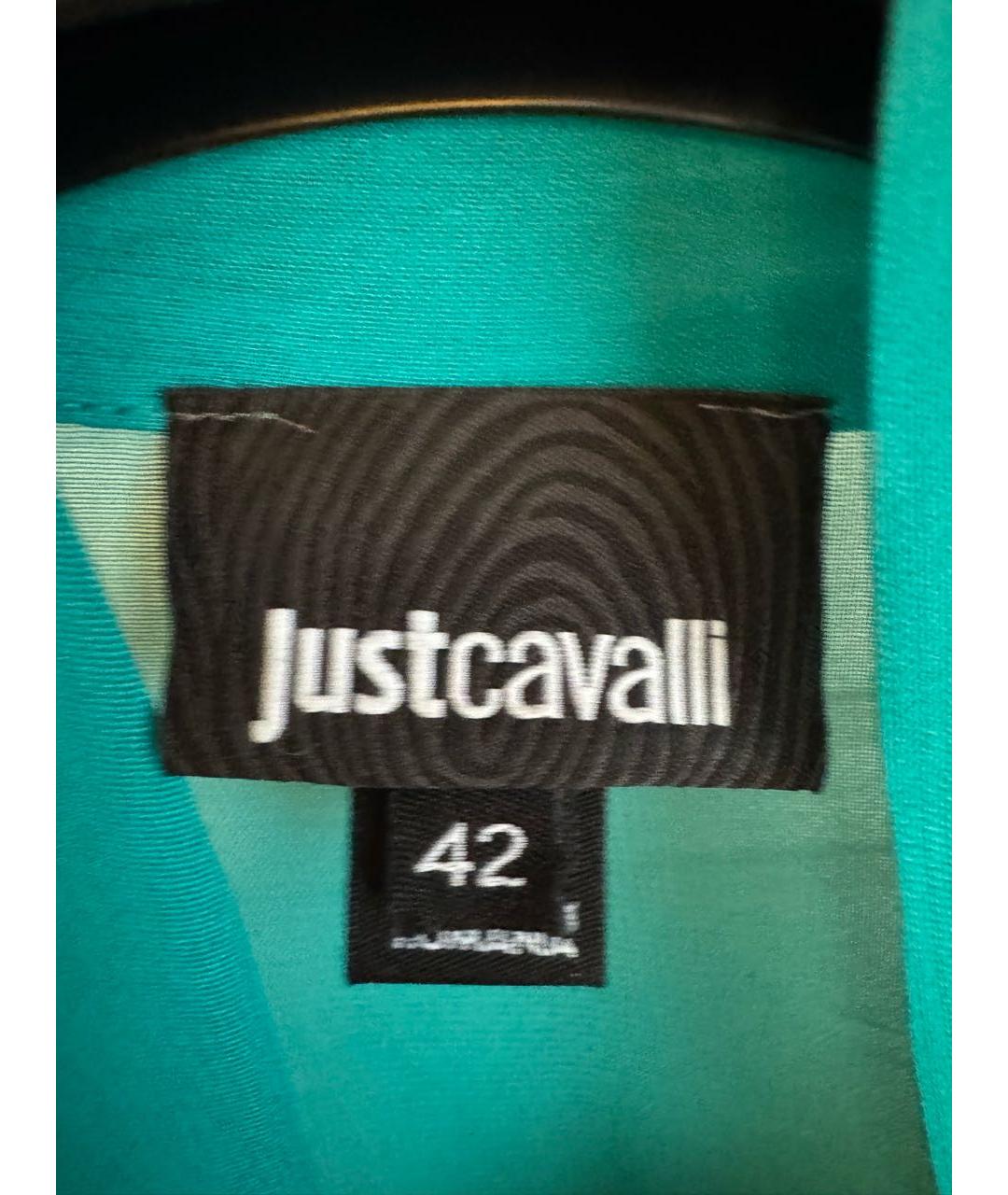JUST CAVALLI Бирюзовая блузы, фото 8