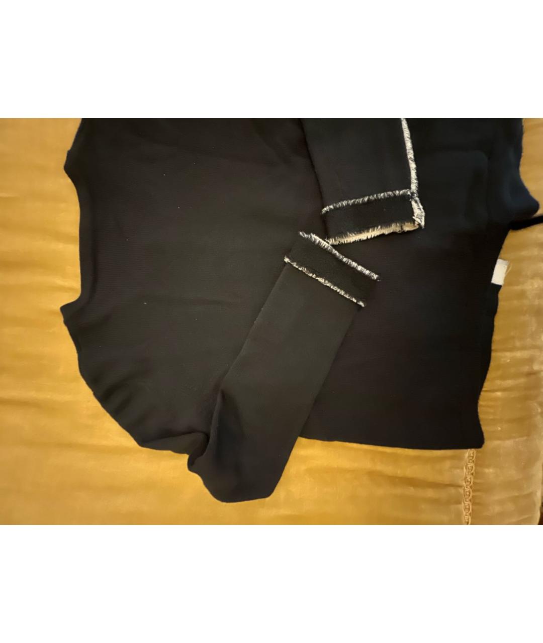 CHANEL Черный кашемировый кардиган, фото 4