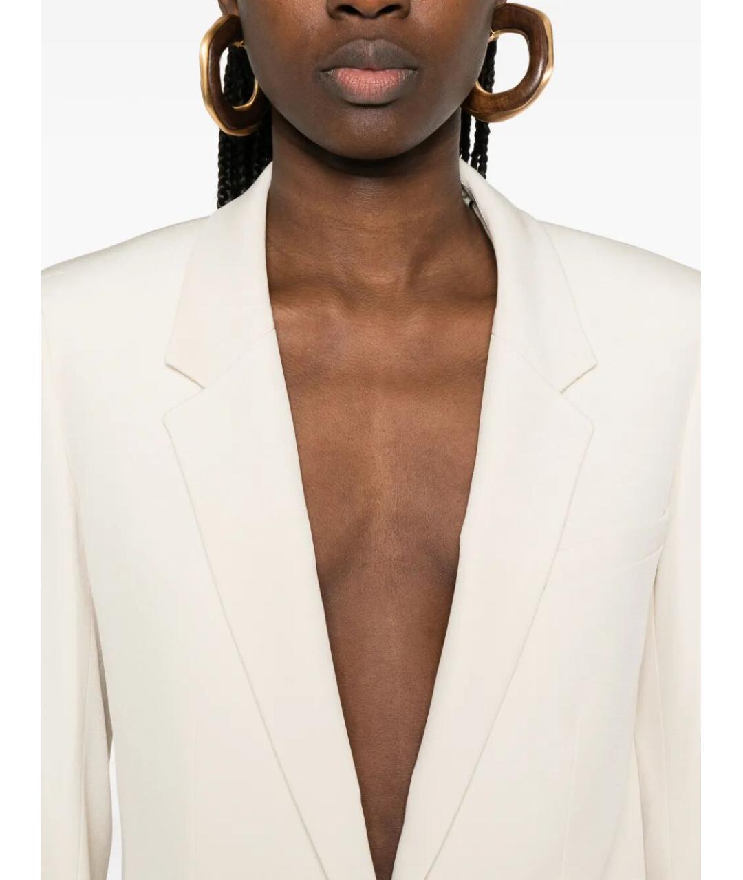 ISABEL MARANT Бежевый креповый жакет/пиджак, фото 3