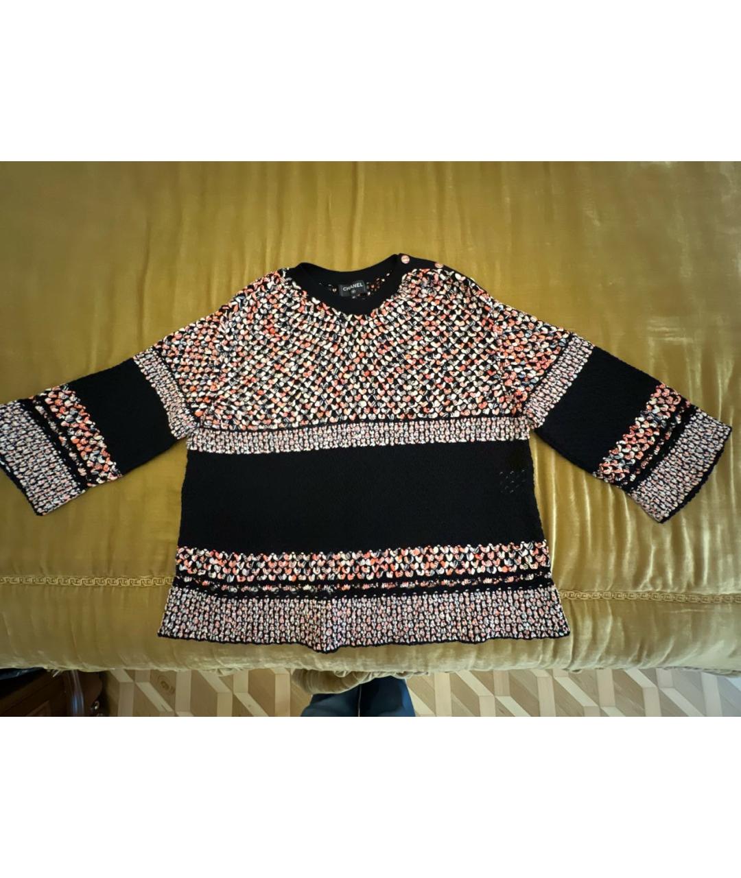 CHANEL Черный кашемировый джемпер / свитер, фото 8