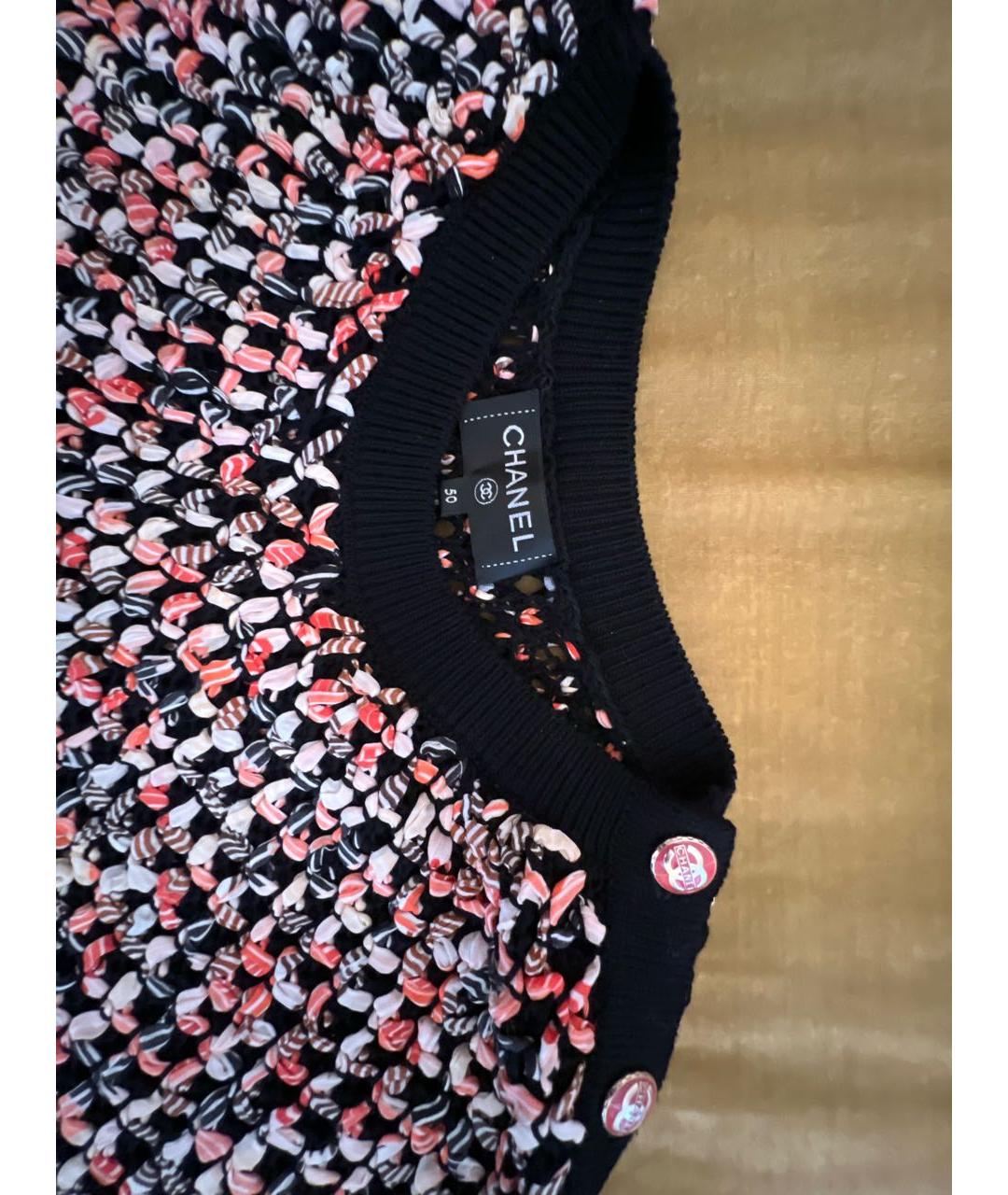 CHANEL Черный кашемировый джемпер / свитер, фото 2