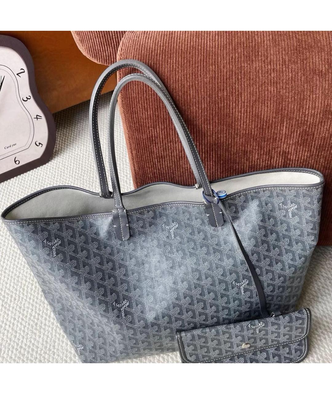 GOYARD Серая сумка тоут, фото 3