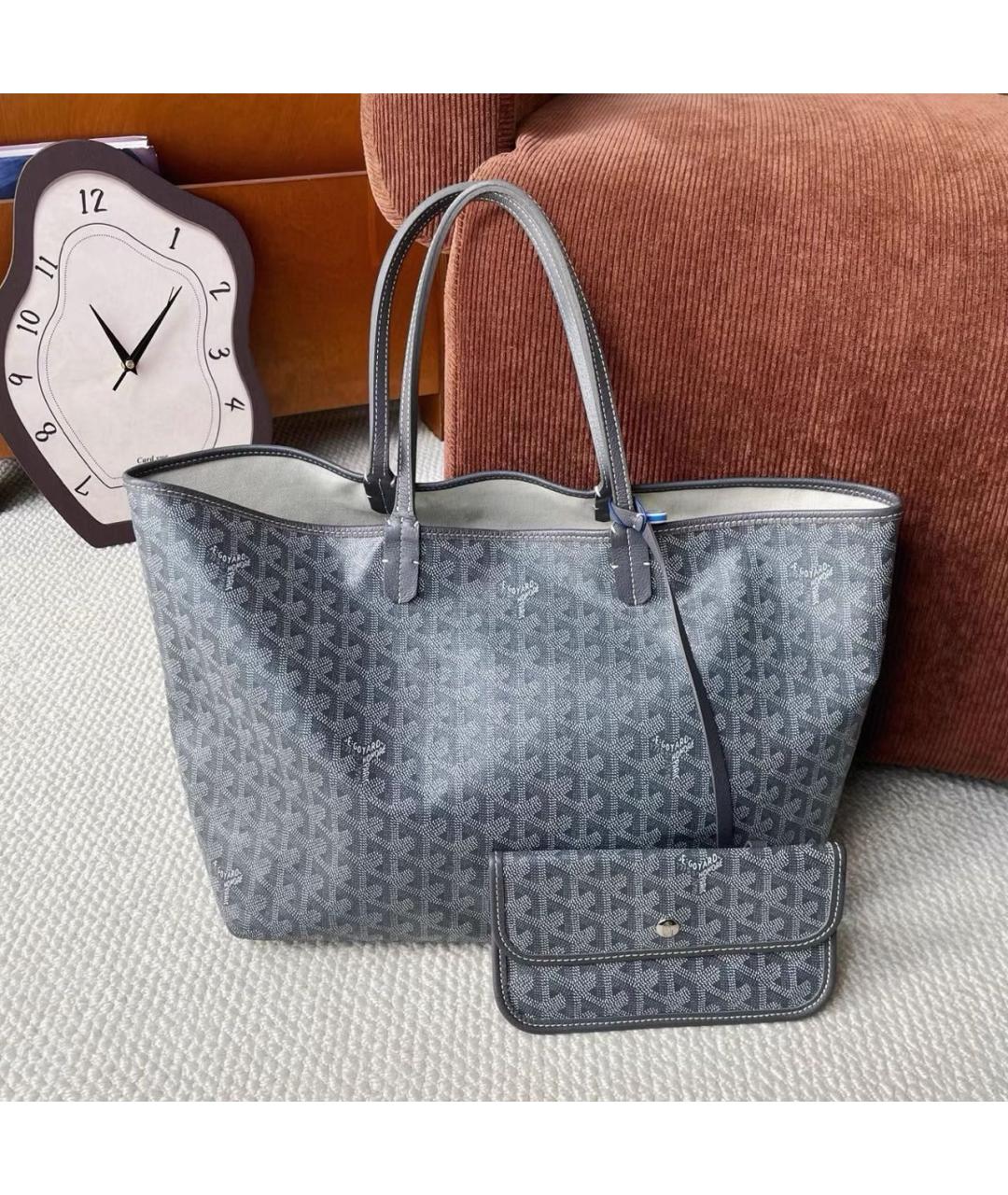 GOYARD Серая сумка тоут, фото 9