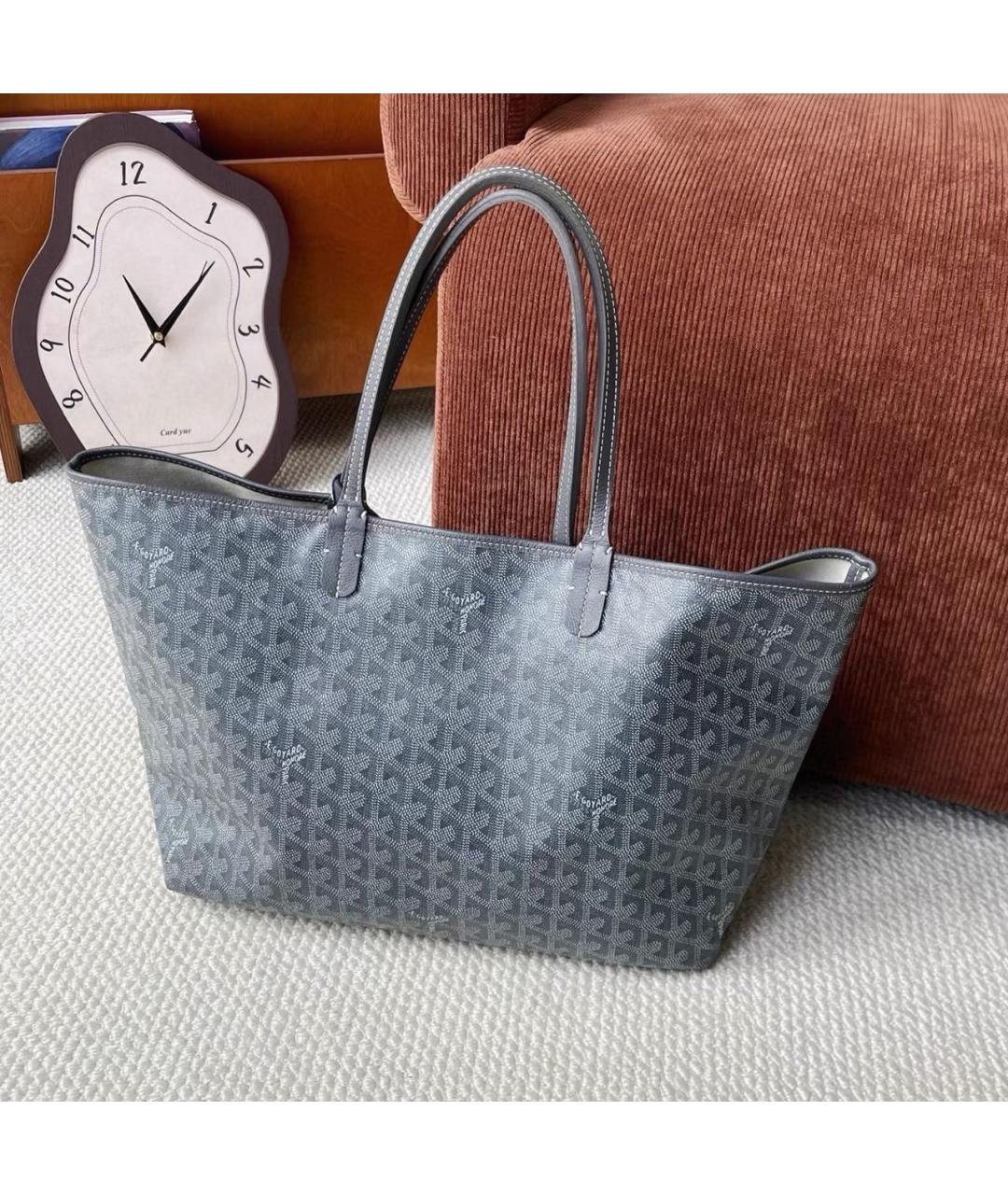 GOYARD Серая сумка тоут, фото 4